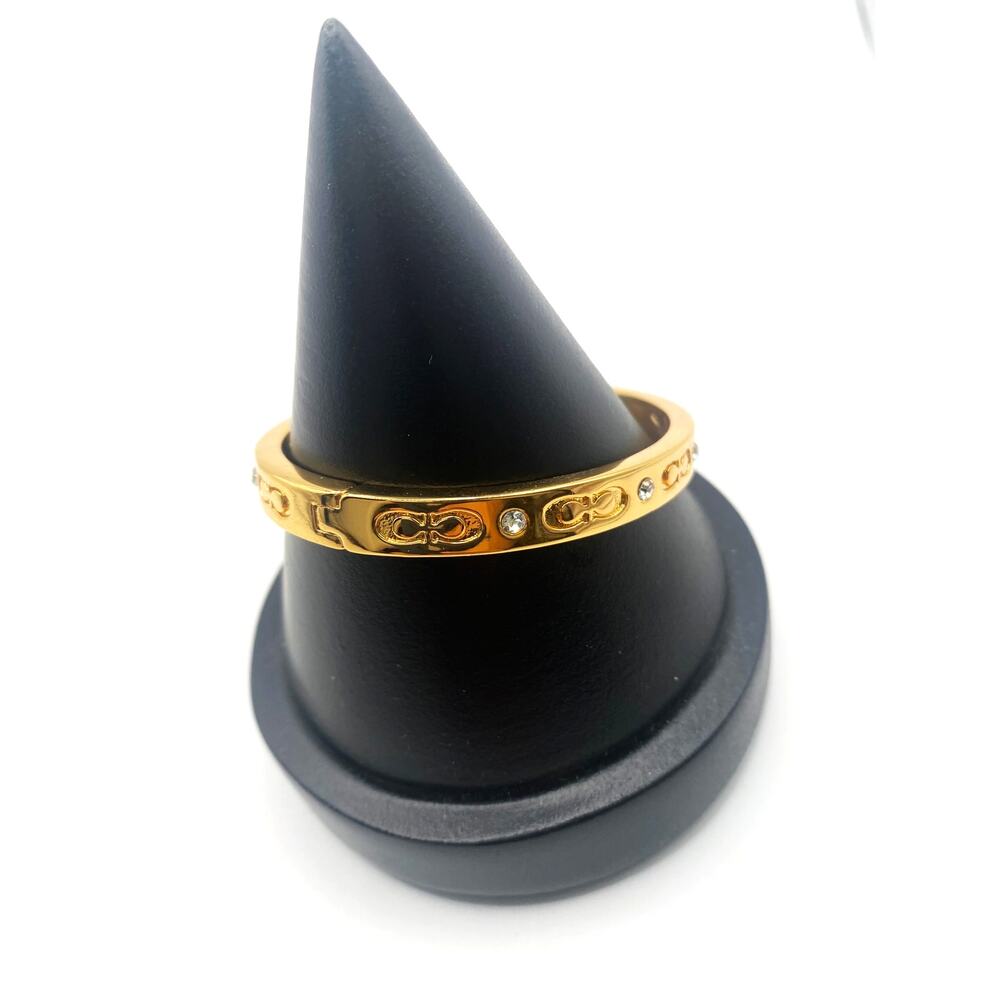 Coach Signature Hinged Bangle - Picture 3 of 4